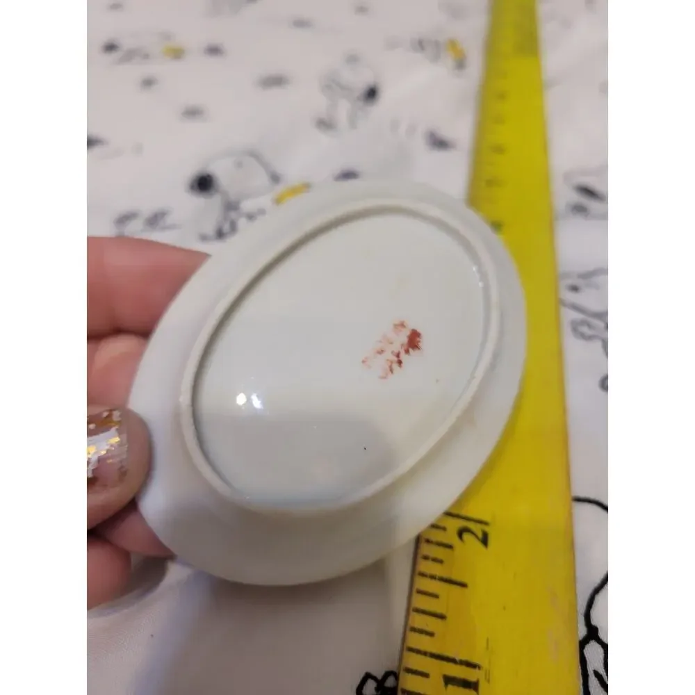 Vintage China Hand Painted Made In Japan Gravy Boat Gold Small Child Sized